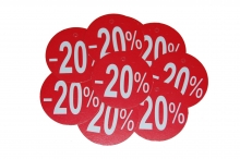 Etykiety - przecena 20% mała